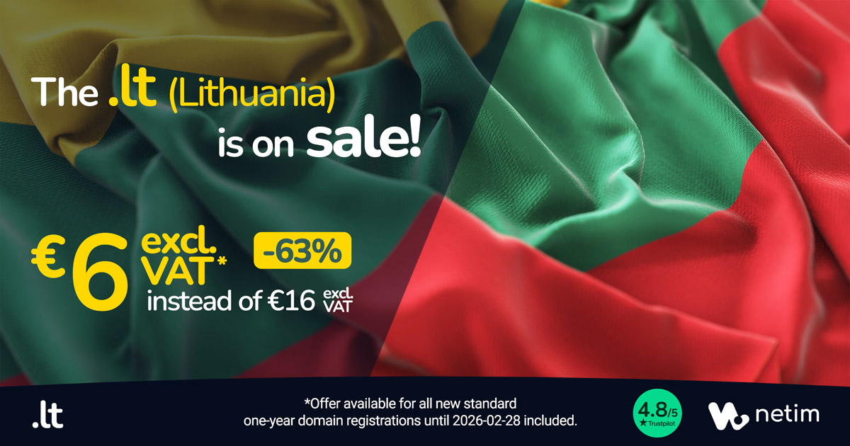 Special offer on .LT