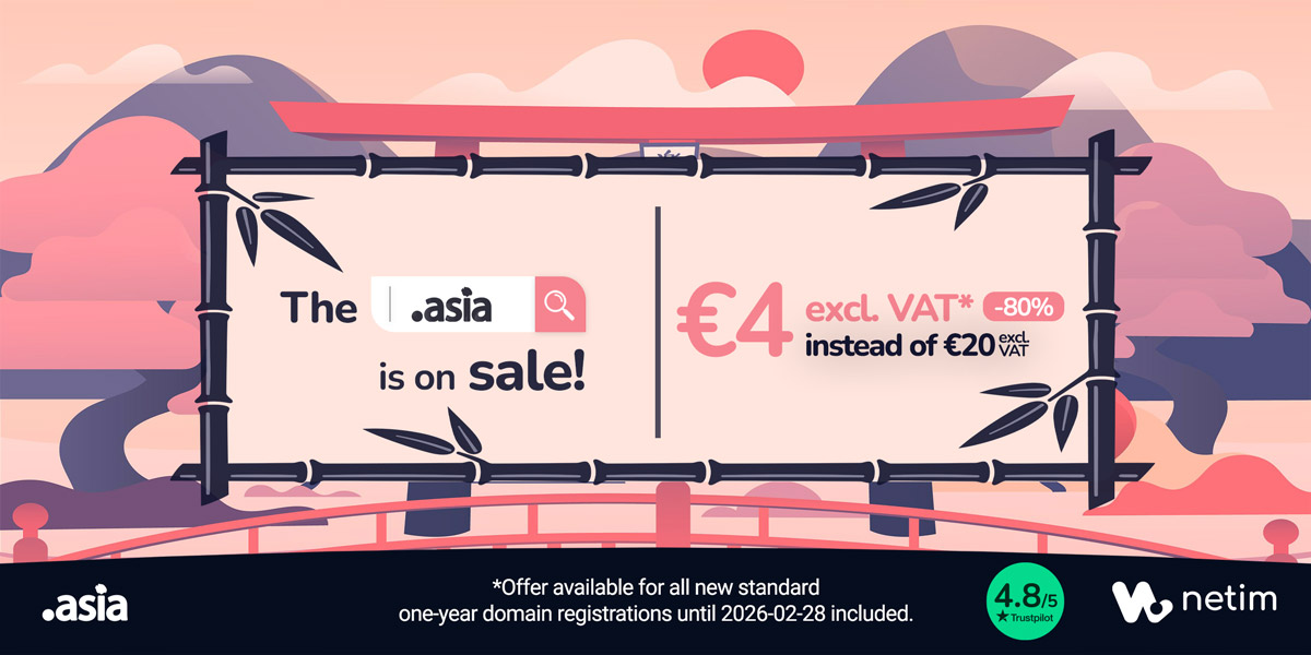Special offer on .ASIA