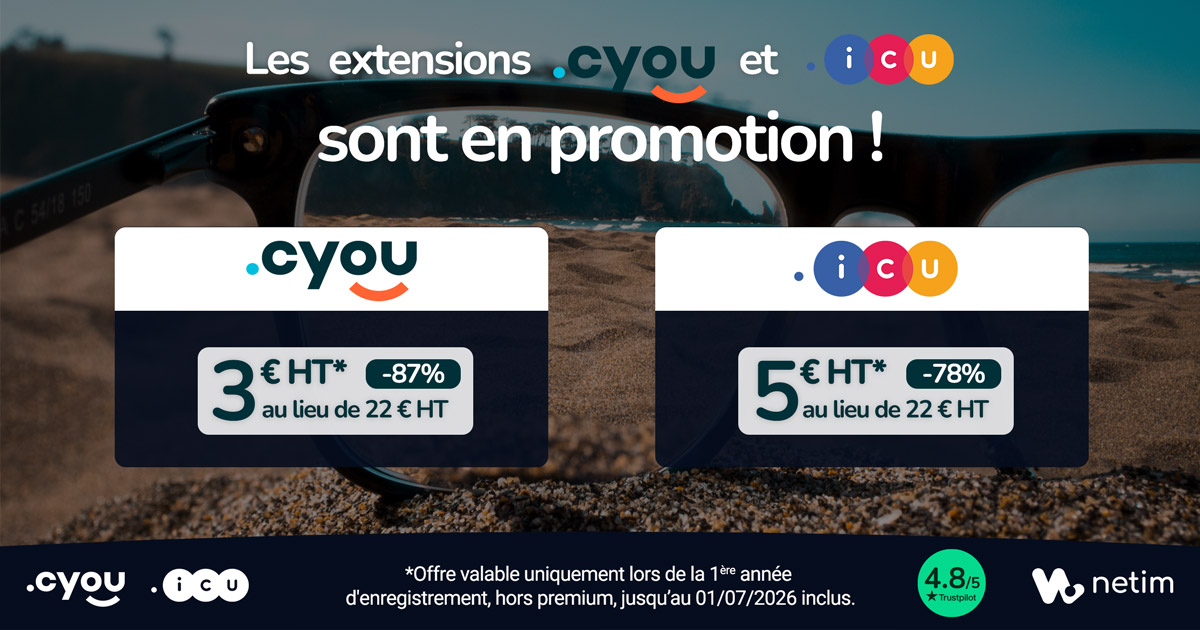 Promotion .CYOU et .ICU