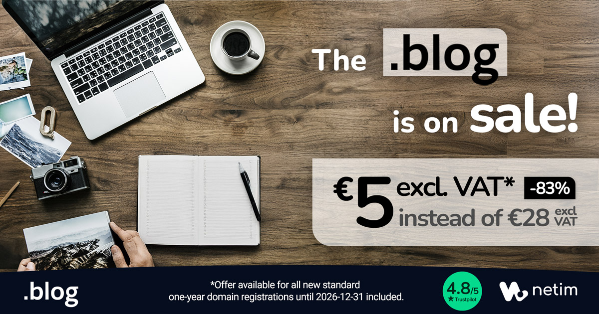 Special offer on .BLOG