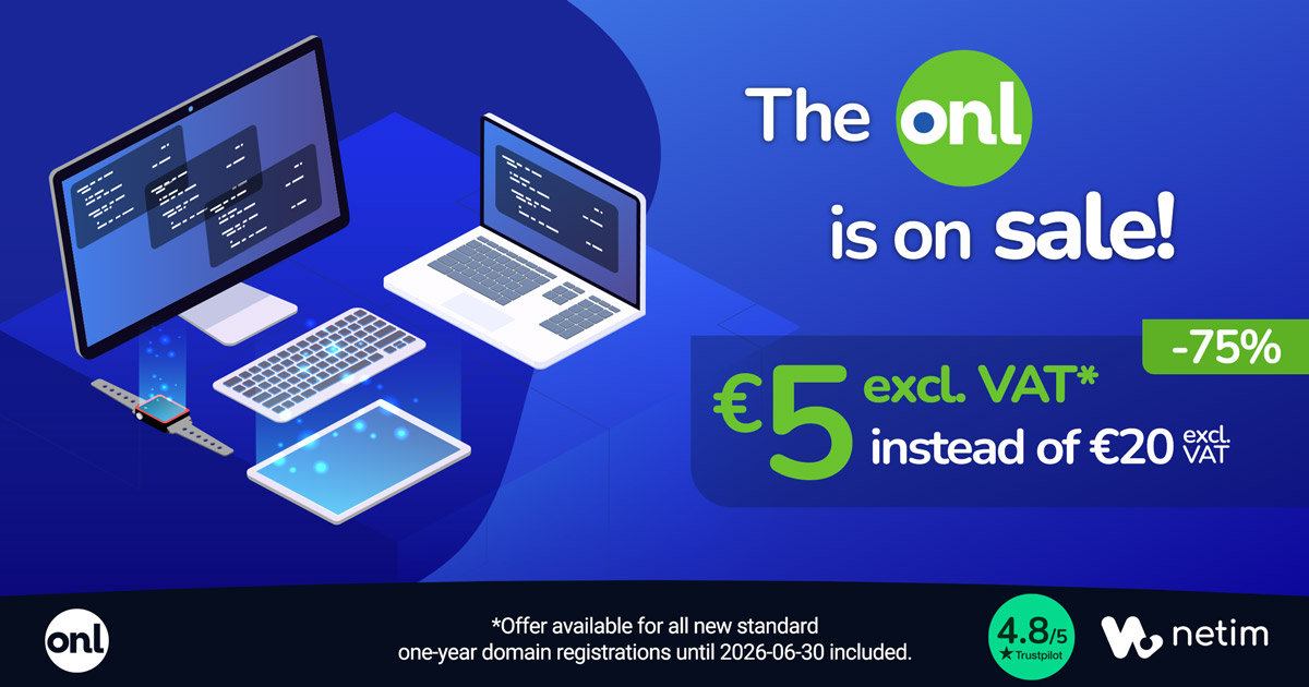 Special offer on .ONL