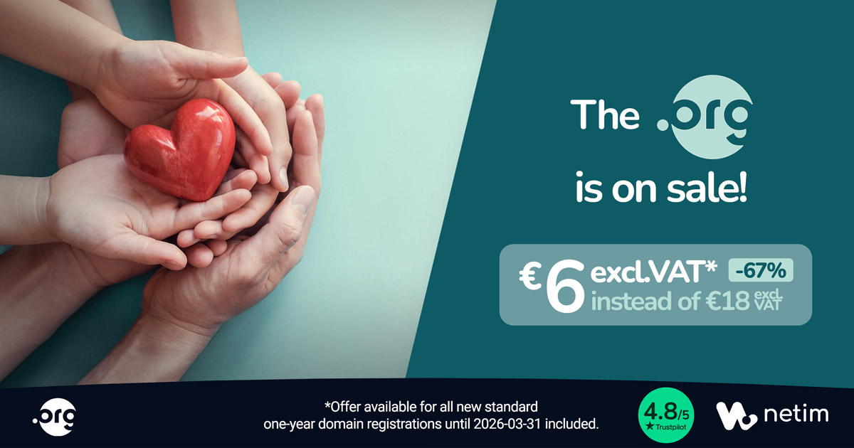 Special offer on .ORG