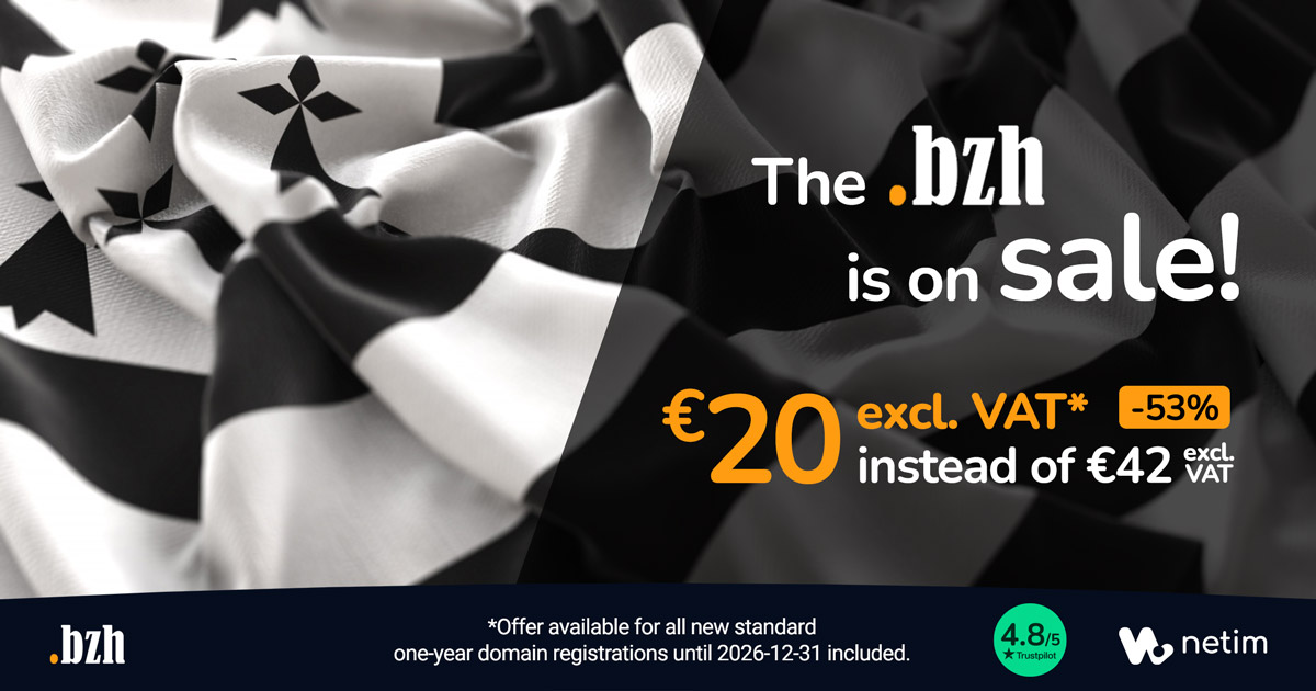 Special offer on .BZH