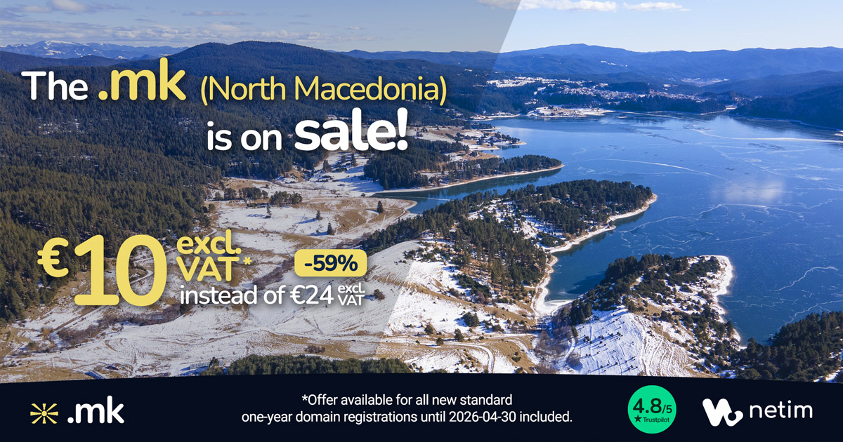 Special offer on .MK
