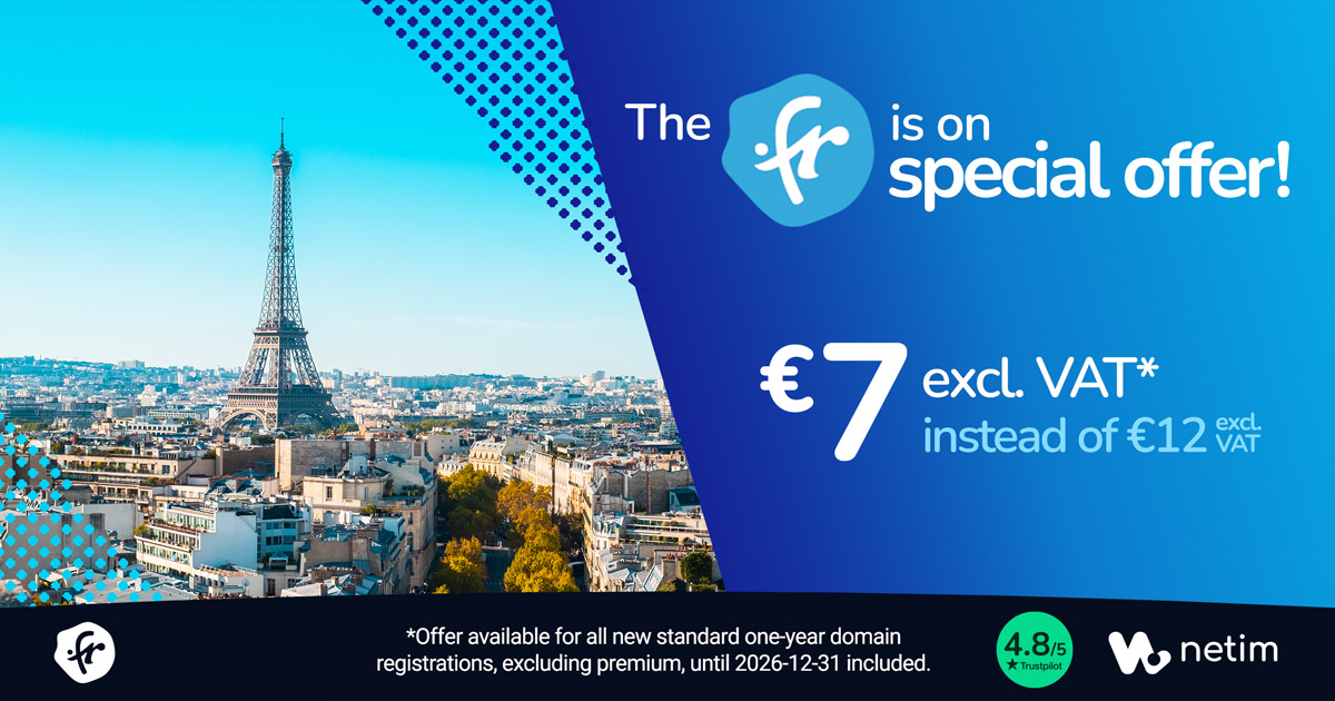 .fr domains are on sale