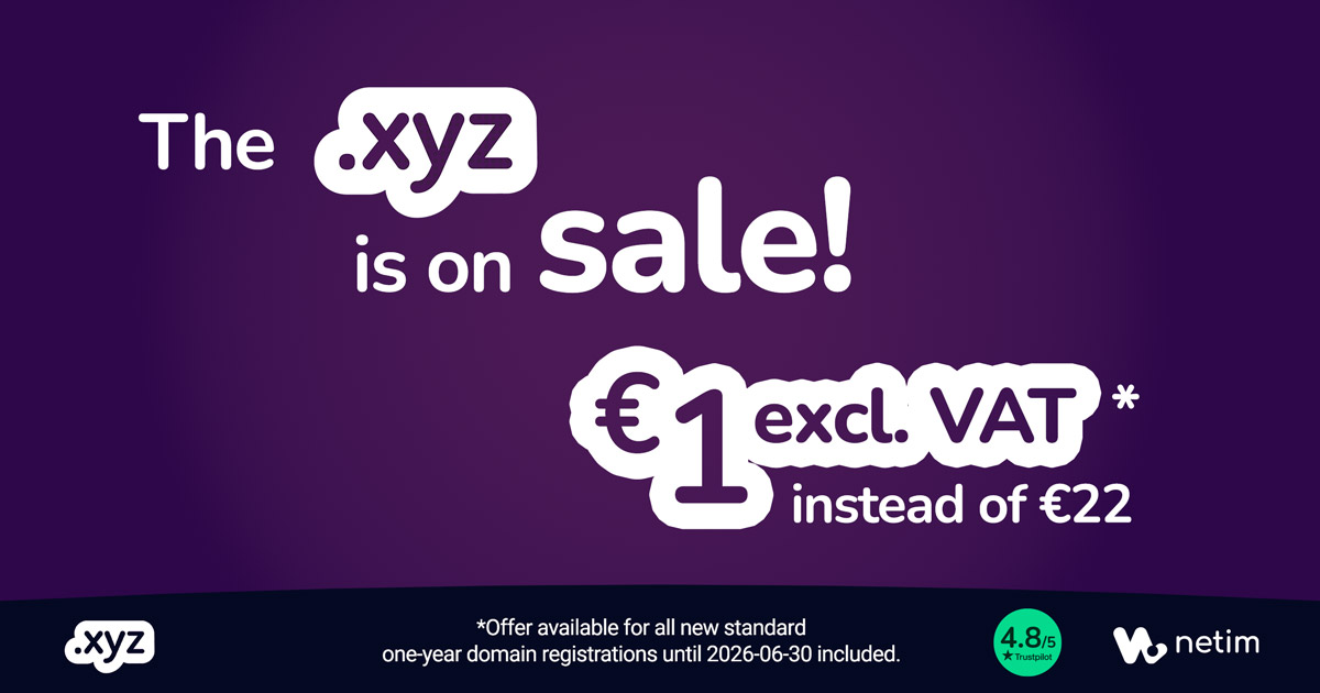 Special Offer on .XYZ