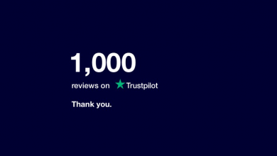 1000 reviews on trustpilot