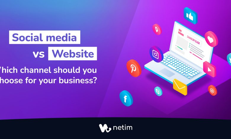 Social media vs Website