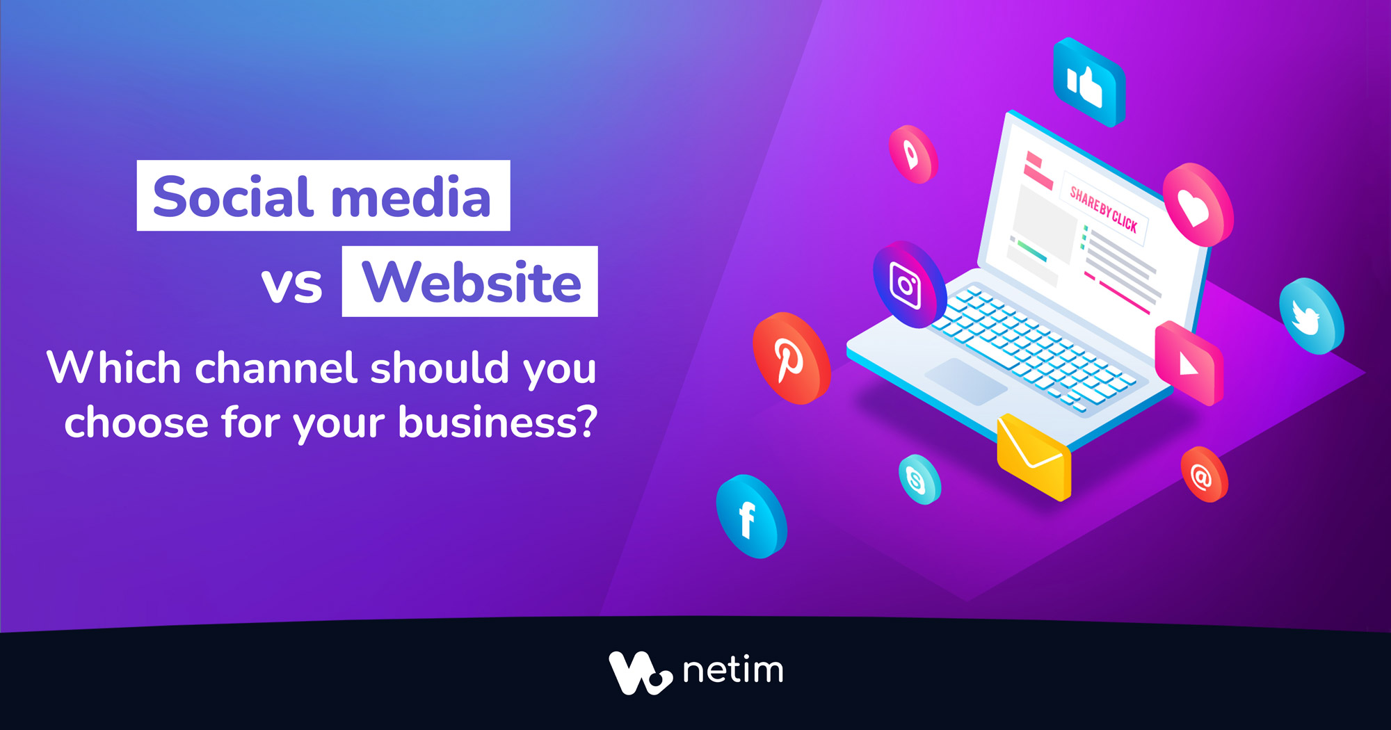 Social media vs Website