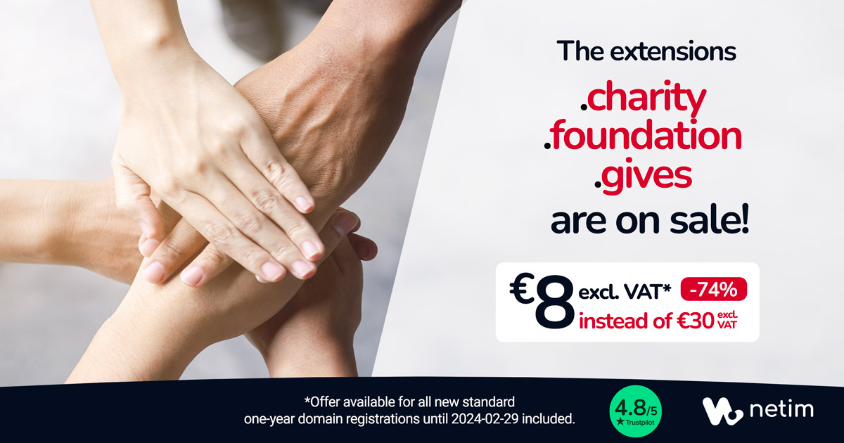 .CHARITY .FOUNDATION .GIVES extensions special offer
