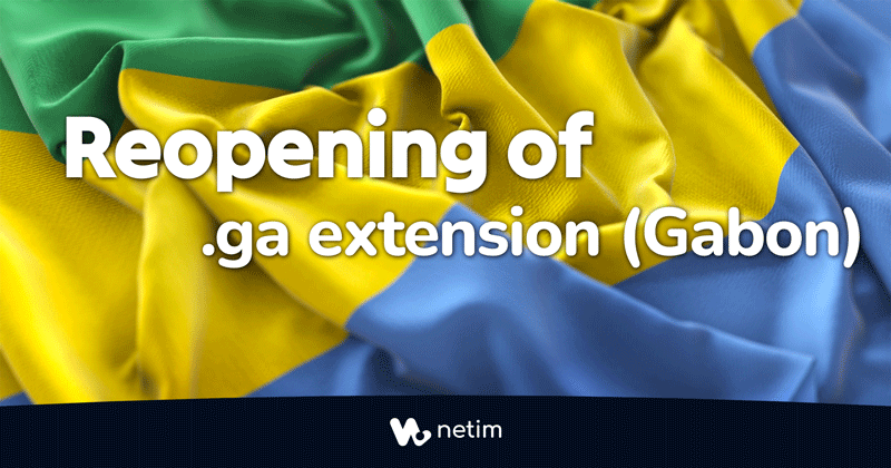 reopening of .ga extension (Gabon)