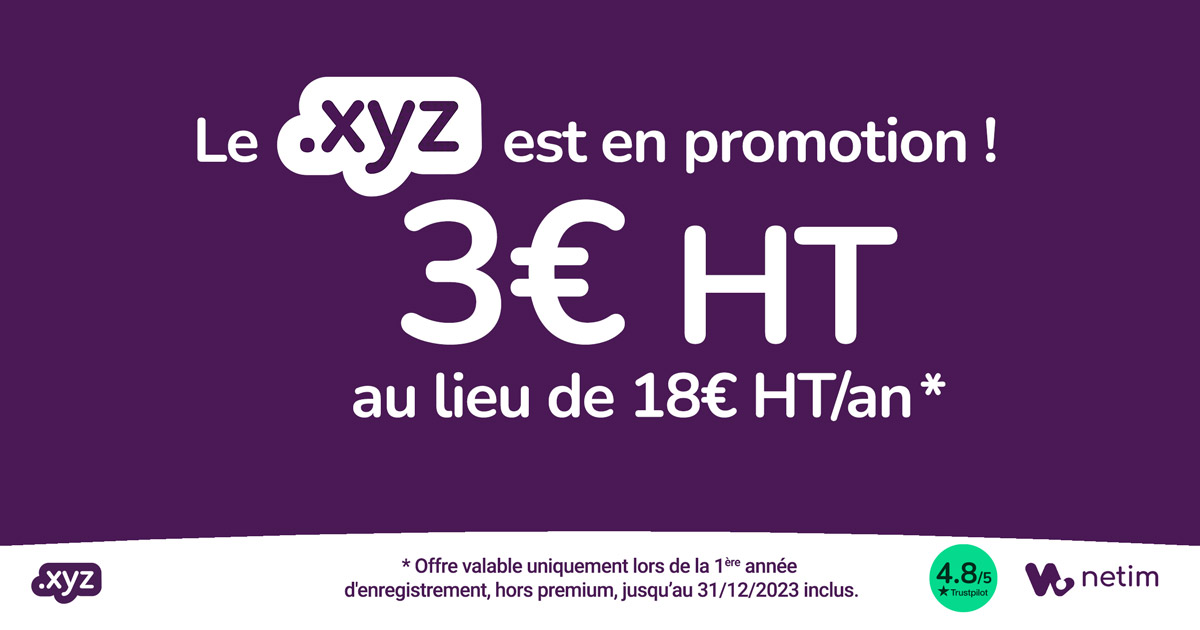 Promotion extension .XYZ