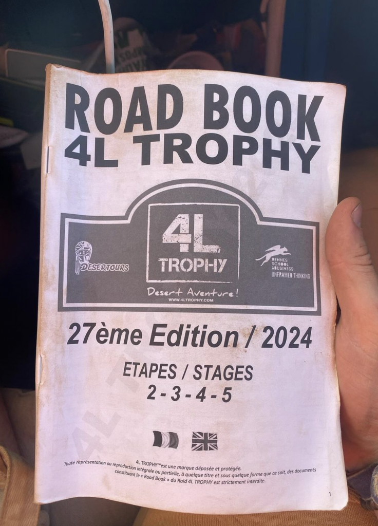 Road Book 4L Trophy