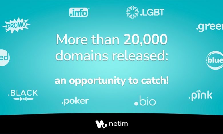 Release of 20,000 domains