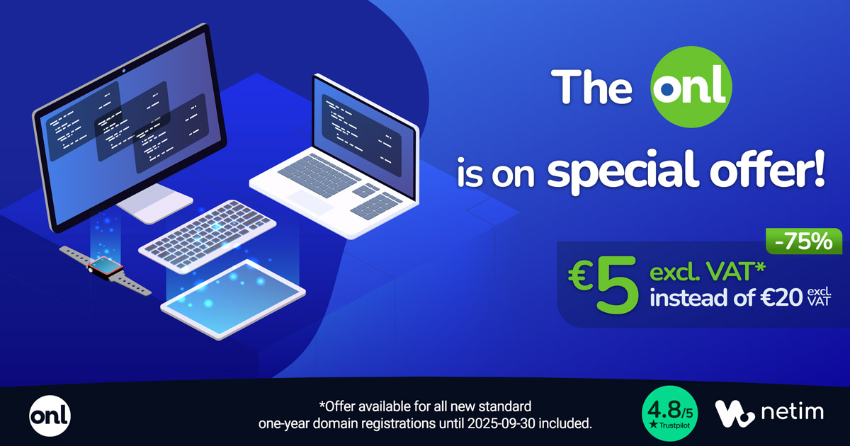 Special offer on .ONL