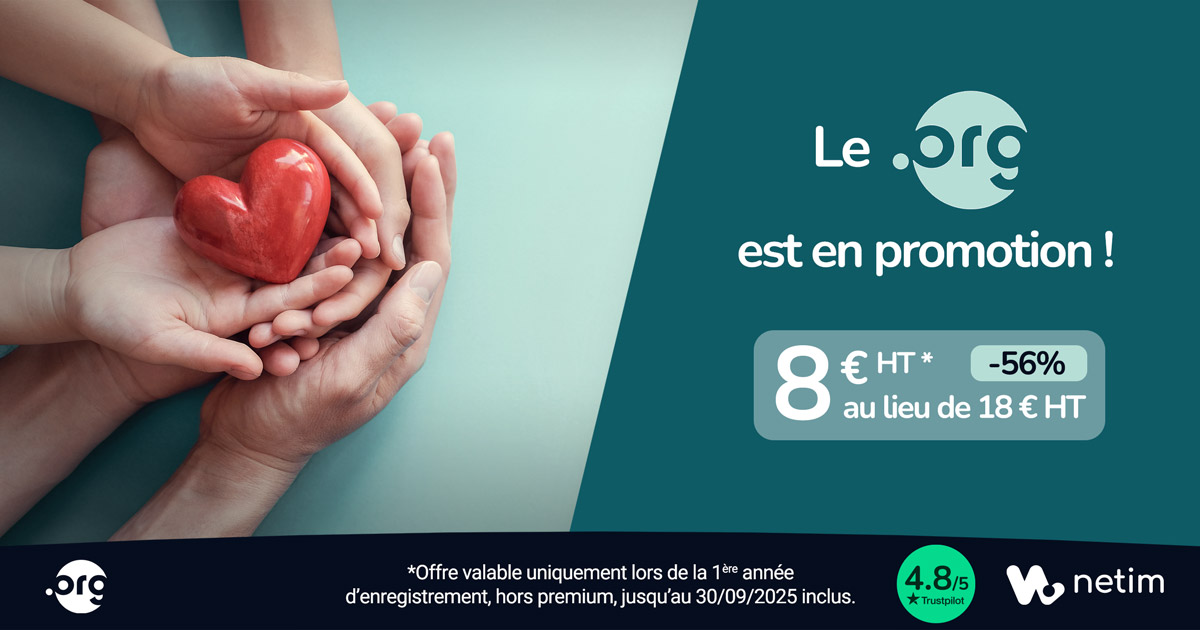 Promotion .ORG 8€