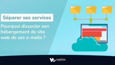 Séparer hébergement web et emails