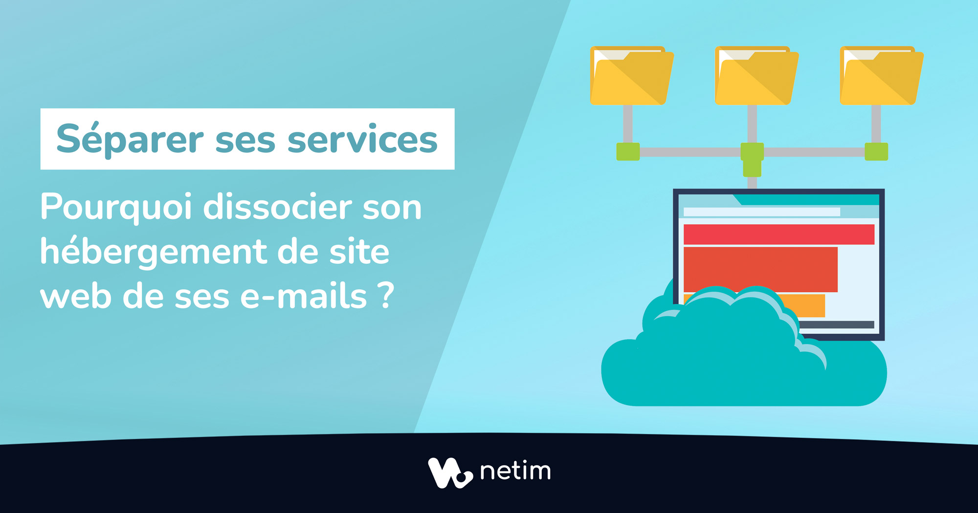 Séparer hébergement web et emails