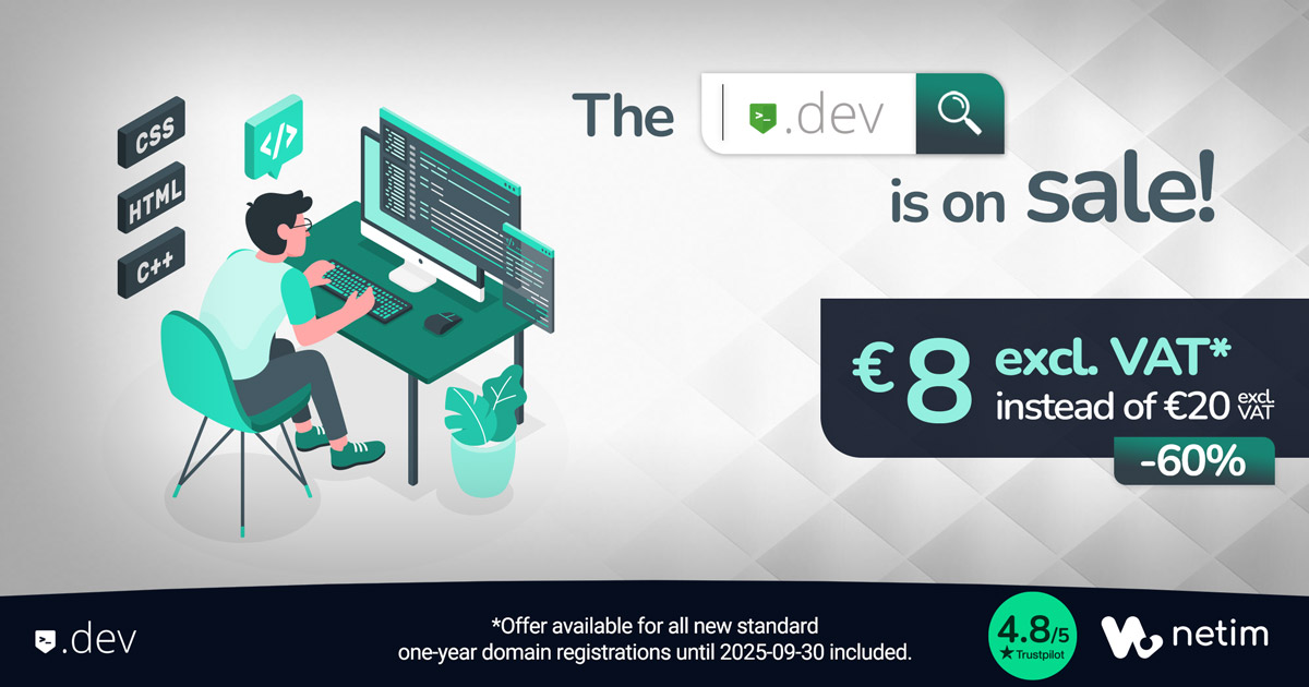 .DEV Special Offer