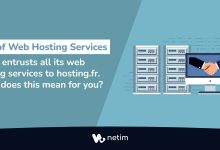 End of web hosting services