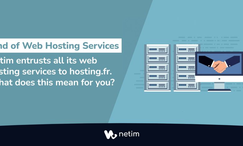 End of web hosting services