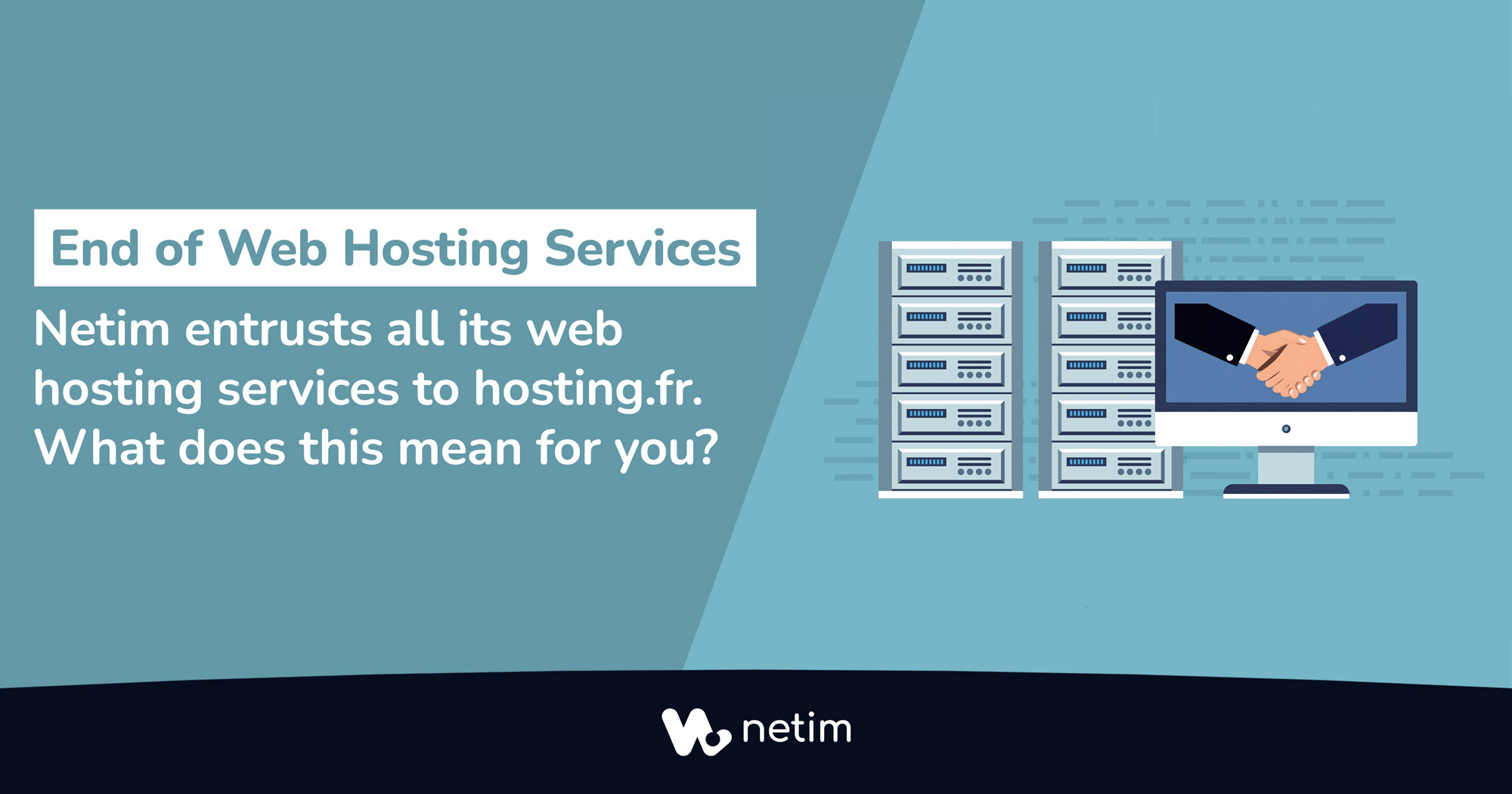 End of web hosting services