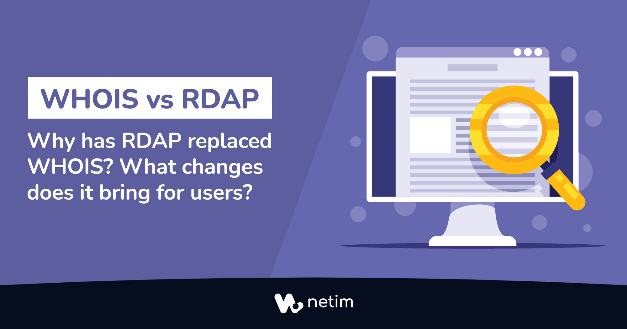 WHOIS vs RDAP