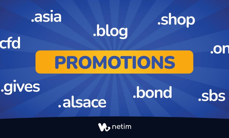 Les promotions de Netim