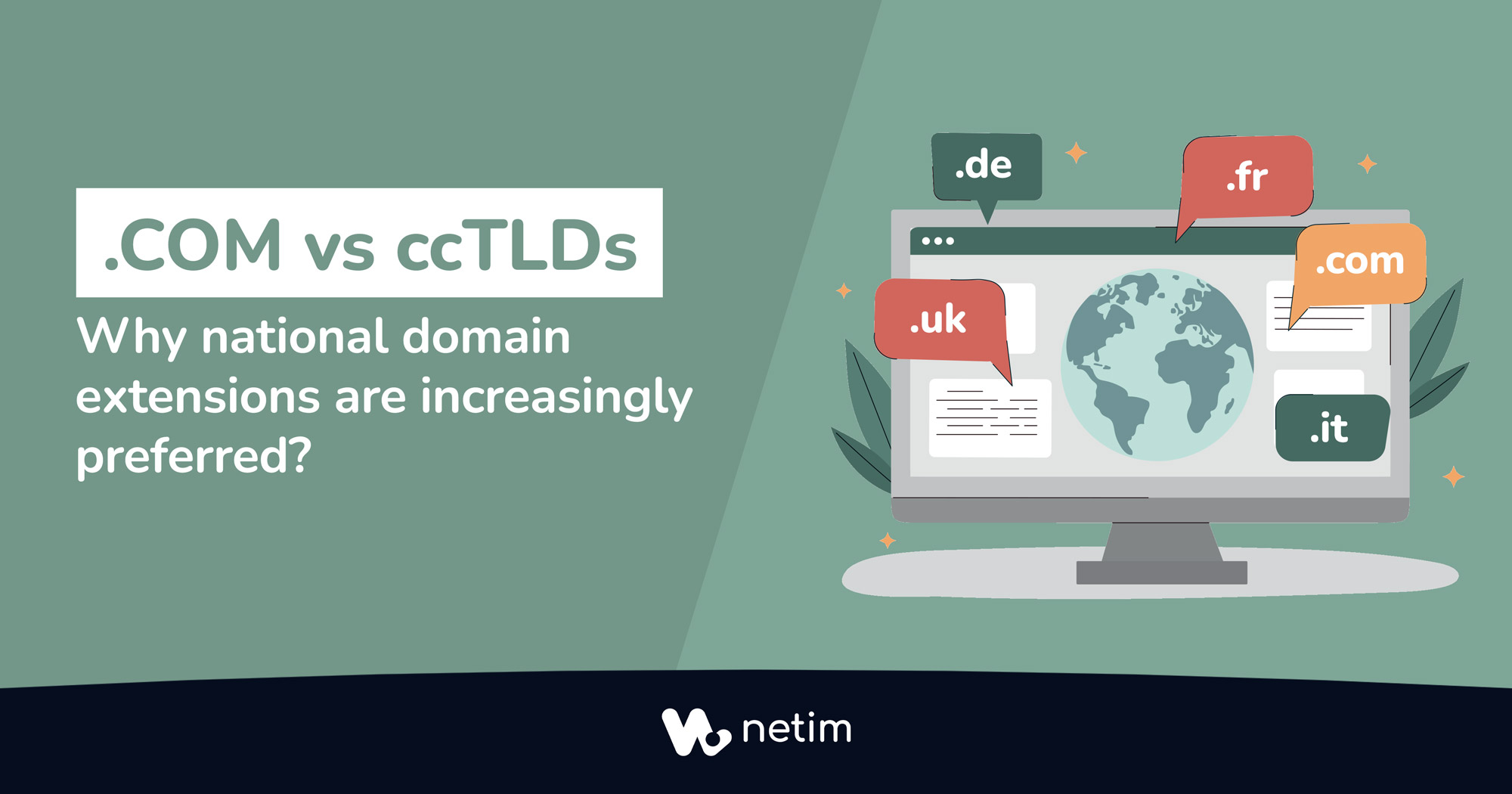 .COM or ccTLD ?