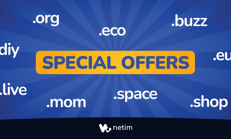 Special offers at Netim