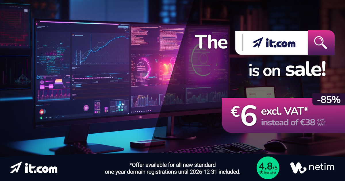 Special Offer on .IT.COM