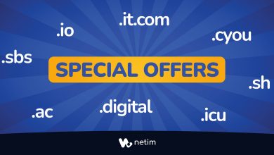 Special offers at Netim