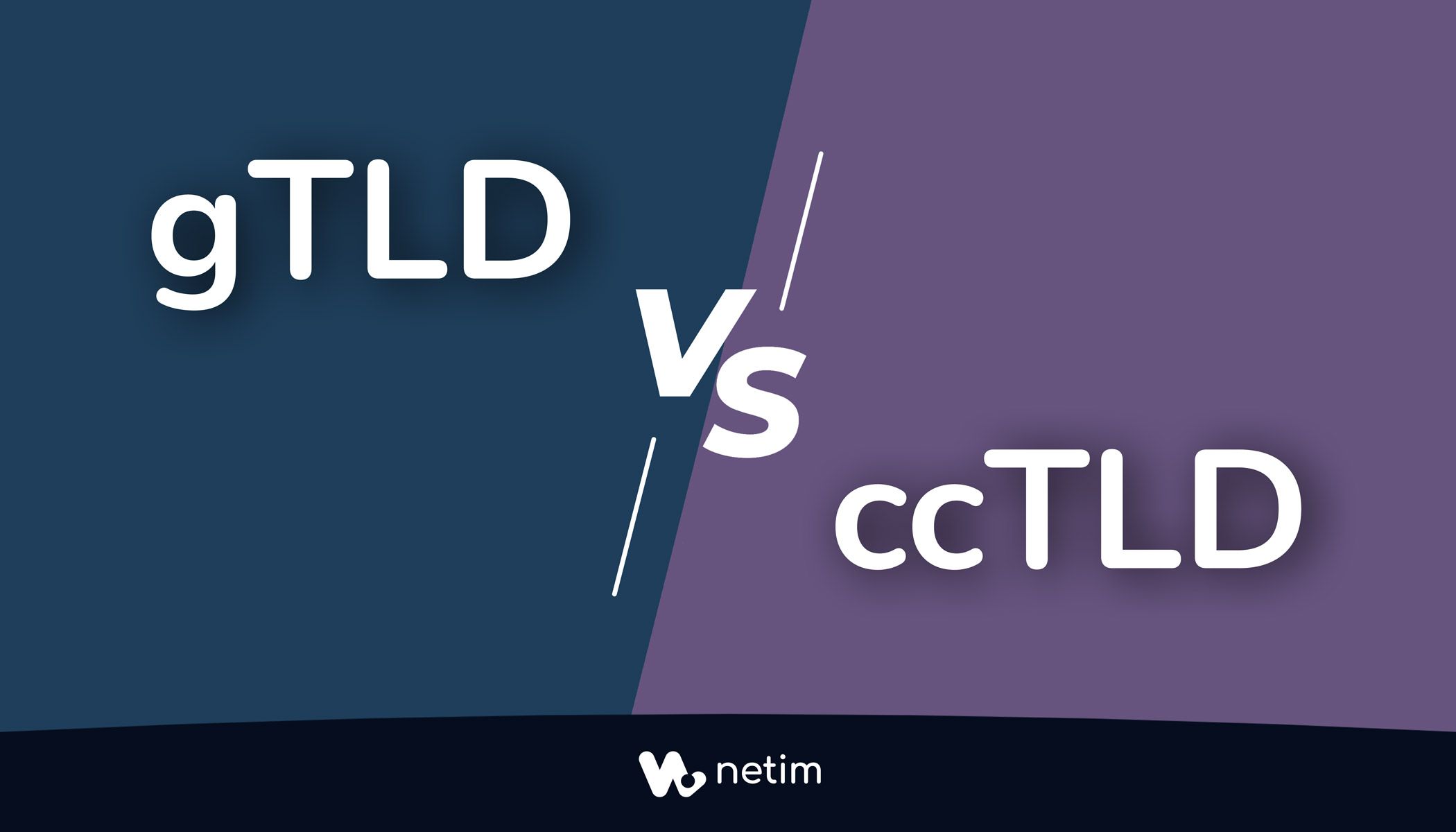 gTLD vs ccTLD