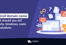 Expired domain name
