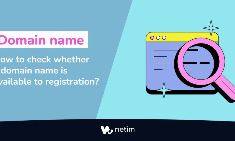 How to check if a domain name is available to registration