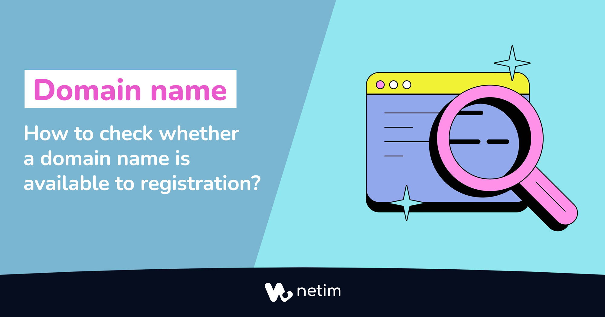 How to check if a domain name is available to registration