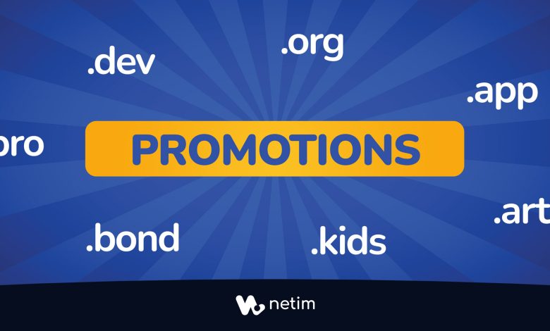 Promotions noms de domaine Netim