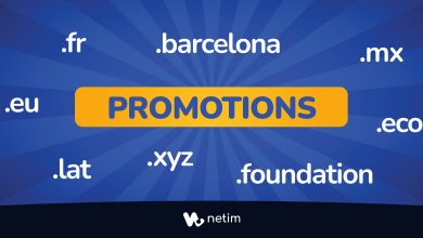 Noms de domaines en promotion chez Netim