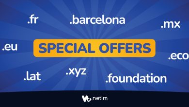 Special offers at Netim